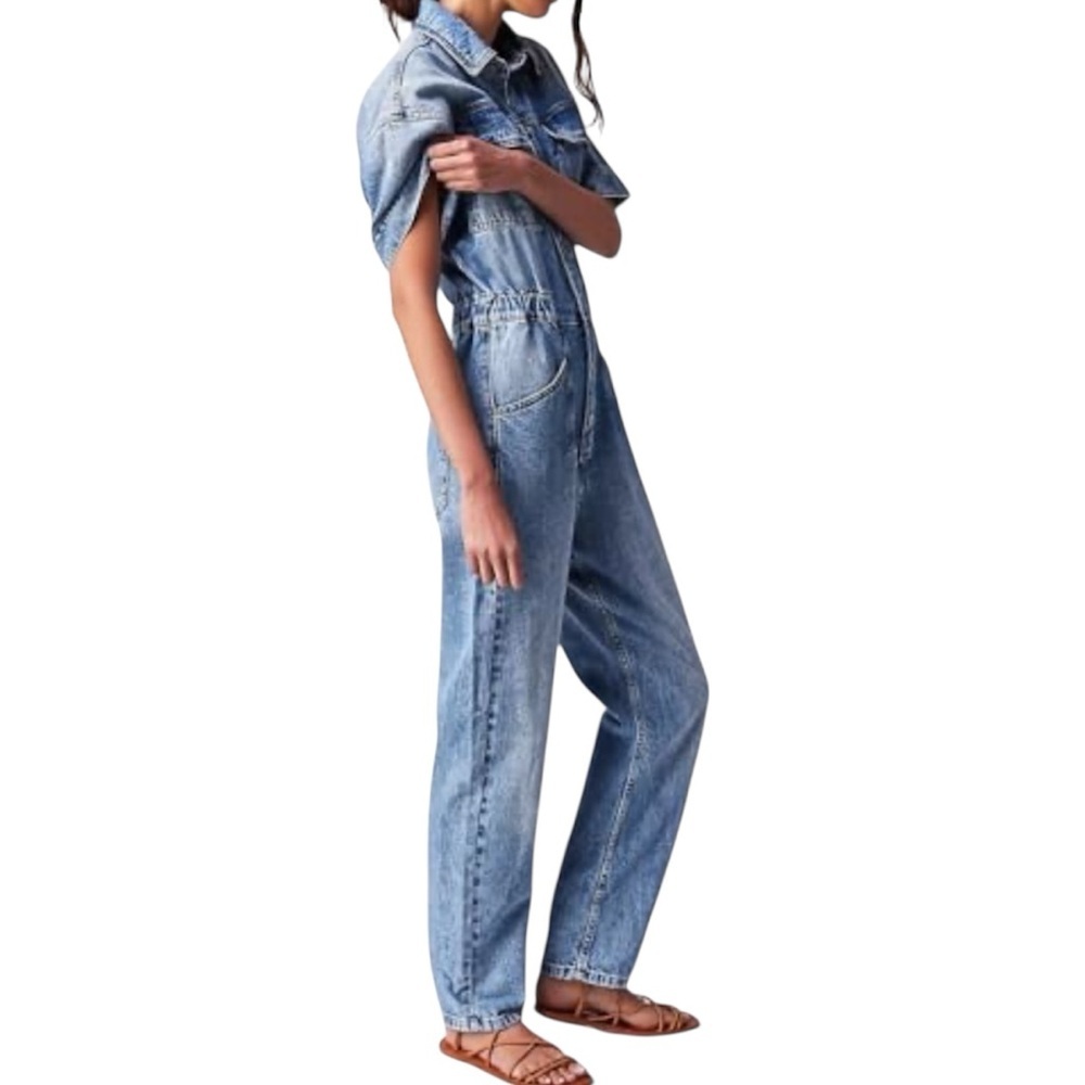 Zara Kids Blue Denim Jumpsuit‎